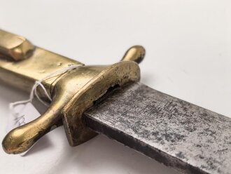 Preussen, Hirschfänger Modell 1910. Ohne erkennbare Markierung, Griff lose