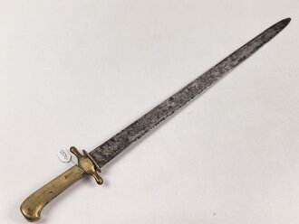 Preussen, Hirschfänger Modell 1910. Ohne erkennbare Markierung, Griff lose