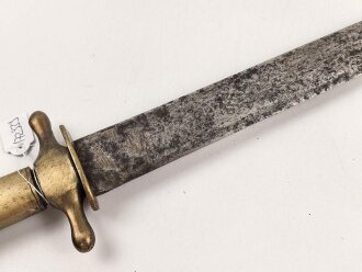 Preussen, Hirschfänger Modell 1910. Ohne erkennbare Markierung, Griff lose