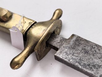 Preussen, Hirschfänger Modell 1910. Ohne erkennbare Markierung, Griff lose