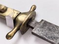 Preussen, Hirschfänger Modell 1910. Ohne erkennbare Markierung, Griff lose