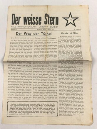 "Der weisse Stern - Feld Nachrichtenblatt unserer...