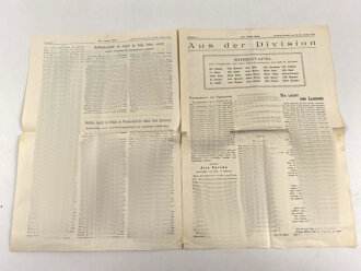 "Der weisse Stern - Feld Nachrichtenblatt unserer Division", Nummer 8 vom 29./30. Januar 1944