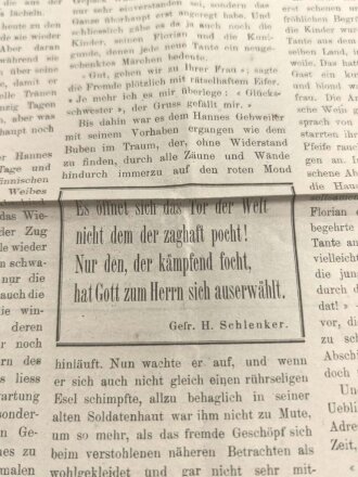 "Der weisse Stern - Feld Nachrichtenblatt unserer Division", Nummer 8 vom 29./30. Januar 1944