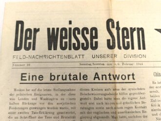 "Der weisse Stern - Feld Nachrichtenblatt unserer...