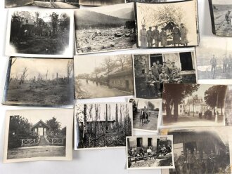 1.Weltkrieg, Konvolut 50 Fotos, im Postkartenformat und kleiner