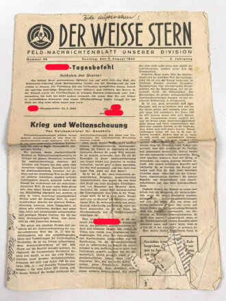 "Der weisse Stern - Feld Nachrichtenblatt unserer...