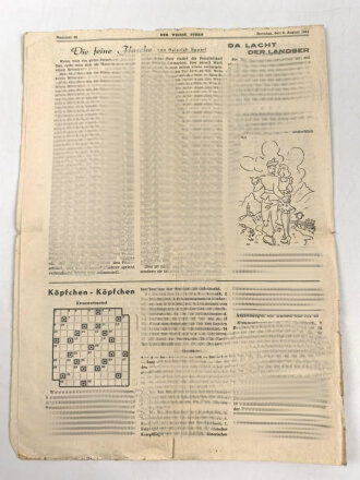 "Der weisse Stern - Feld Nachrichtenblatt unserer Division", Nummer 46 vom 6. August 1944