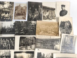 1.Weltkrieg, Konvolut 50 Fotos, meist im Postkartenformat