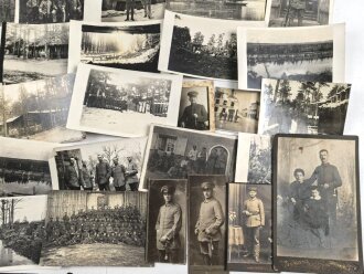 1.Weltkrieg, Konvolut 50 Fotos, meist im Postkartenformat