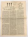 "Der weisse Stern - ??? Nachrichtenblatt unserer Division", Nummer 46 vom 19. Oktober 1943