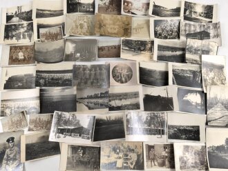 1.Weltkrieg, Konvolut 50 Fotos, meist im Postkartenformat