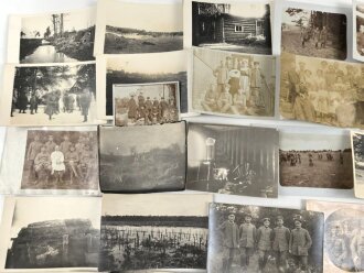 1.Weltkrieg, Konvolut 50 Fotos, meist im Postkartenformat