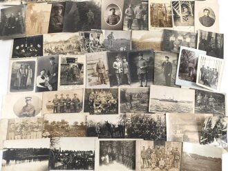 1.Weltkrieg, Konvolut 50 Fotos, meist im Postkartenformat
