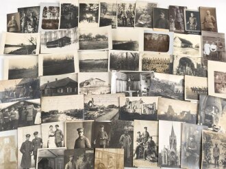 1.Weltkrieg, Konvolut 50 Fotos, meist im Postkartenformat