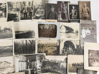 1.Weltkrieg, Konvolut 50 Fotos, meist im Postkartenformat