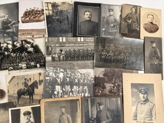 Kaiserreich und 1.Weltkrieg, Konvolut 50 Fotos, meist im Postkartenformat