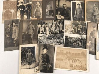 Kaiserreich und 1.Weltkrieg, Konvolut 50 Fotos, meist im Postkartenformat