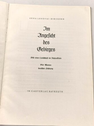 "Im Angesicht des Gebirges" Bild einer...