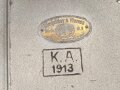 Kolonialamt 1913, Kammergestempelte Offizierskiste II  des Korpsarzt Dr. Papenhausen. Gebraucht, ungereinigt