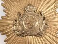 Belgien, Emblem für einen Lederhaube. So zusammengehörig ? Breite knapp über 10cm