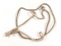 Zugband für eine Stahlhelminnenfutter der Wehrmacht. Gesamtlänge 57cm