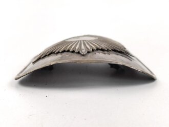 Helmemblem Messingblech. Breite knapp 9,5cm. Für...