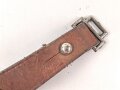 Teil eines Blankwaffengehänge Wehrmacht. Ungereinigt , Leder weich