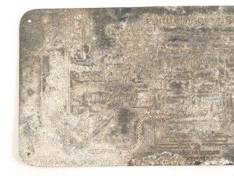 1.Weltkrieg, Typenschild zum Feldfernsprecher 16,...