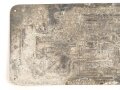 1.Weltkrieg, Typenschild zum Feldfernsprecher 16, ungereinigt