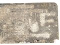 1.Weltkrieg, Typenschild zum Feldfernsprecher 16, ungereinigt
