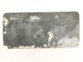 1.Weltkrieg, Typenschild zum Feldfernsprecher 16, ungereinigt