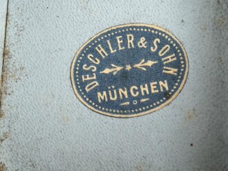 Bayern, Etui zum Militär Verdienstkreuz 3. Klasse. Defekt