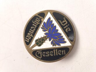 Mitgliedsabzeichen der Jugendbewegung " Die Fahrenden Gesellen" Durchmesser 27mm