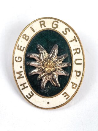 Deutschland nach 1945, Mitgliedsabzeichen ehem. Angehöriger "Gebirgstruppe" 16 und 33mm