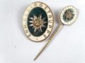 Deutschland nach 1945, Mitgliedsabzeichen ehem. Angehöriger "Gebirgstruppe" 16 und 33mm