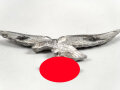 Luftwaffe Schirmmützenadler aus Aluminium, die Splinte fehlen
