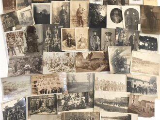 1.Weltkrieg, Konvolut 50 Fotos, meist im Postkartenformat