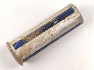 Rauchspurpatrone blau Wehrmacht. Abgeschossene, leere...