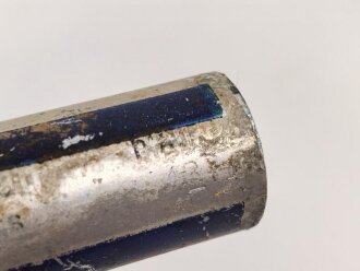 Rauchspurpatrone blau Wehrmacht. Abgeschossene, leere...