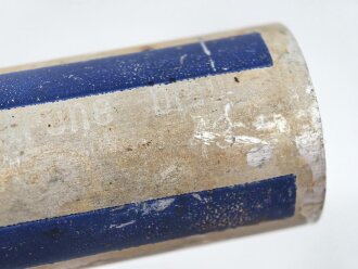 Rauchspurpatrone blau Wehrmacht. Abgeschossene, leere...