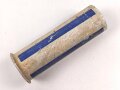 Rauchspurpatrone blau Wehrmacht. Abgeschossene, leere Aluminiumhülse, ungereinigt