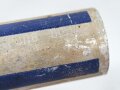 Rauchspurpatrone blau Wehrmacht. Abgeschossene, leere Aluminiumhülse, ungereinigt