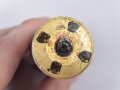 Rauchspurpatrone gelb Wehrmacht. Abgeschossene, leere Aluminiumhülse, ungereinigt, datiert 1940