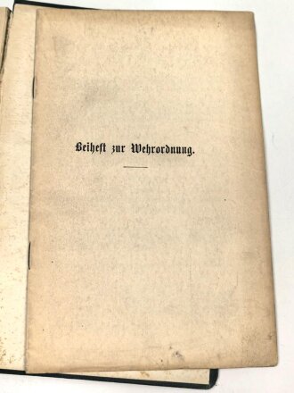 "Deutsche Wehrordnung vom 22. November 1888" 420 Seiten, DIN A5