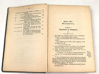 "Deutsche Wehrordnung vom 22. November 1888" 420 Seiten, DIN A5