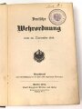 "Deutsche Wehrordnung vom 22. November 1888" 420 Seiten, DIN A5
