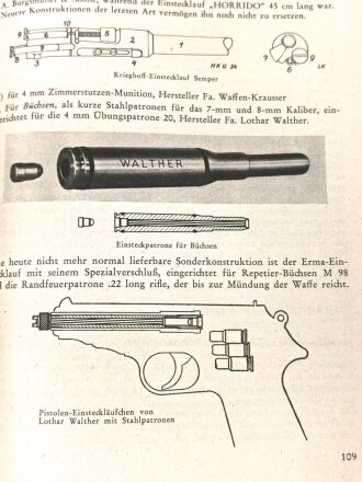 Deutschland nach 1945 , Walter Lampel "Waffenlexikon für Jäger und Schützen" datiert 1966, ca. 620 Seiten teilweise falsch gebunden, DIN A5