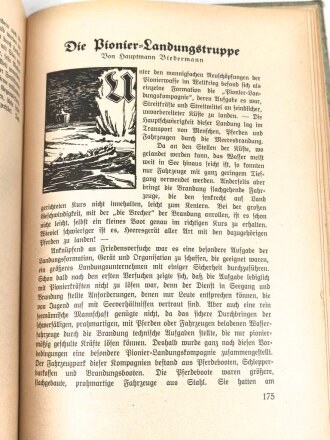 "Unsere Pioniere im Weltkriege" datiert 1923, 220 Seiten, DIN A5