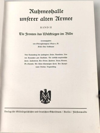 "Ruhmeshalle unserer alten Armee Band I und II" ca 1000 Seiten, DIN A4